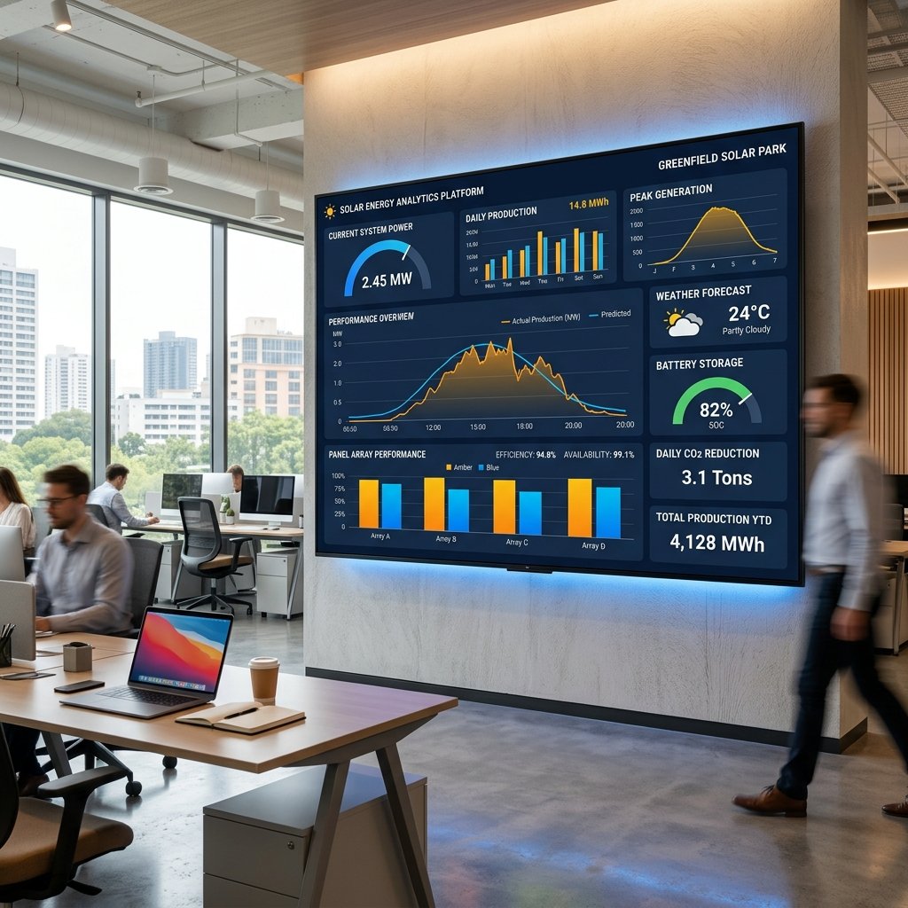 Our Team's Solar Analytics Dashboard